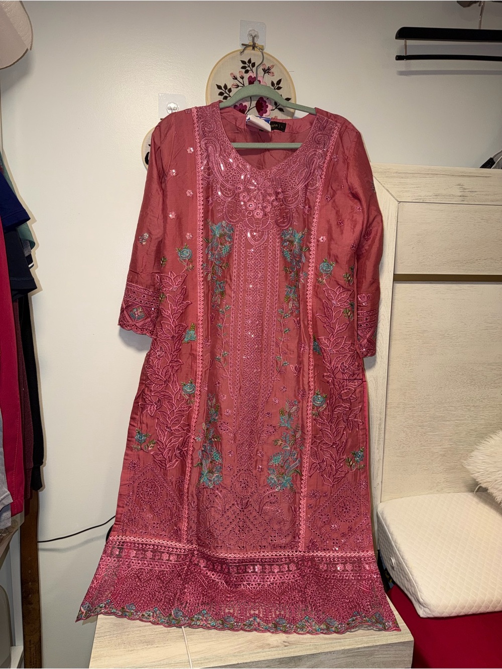 Women's Embroidered Indian outfit